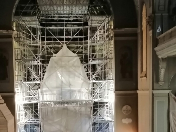 Prve svete mise u bazilici Presvetog Srca Isusova nakon potresa