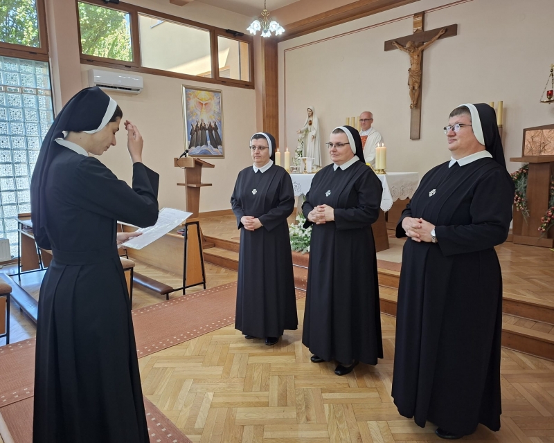 Obnova zavjeta juniorke s. Marine Petričević