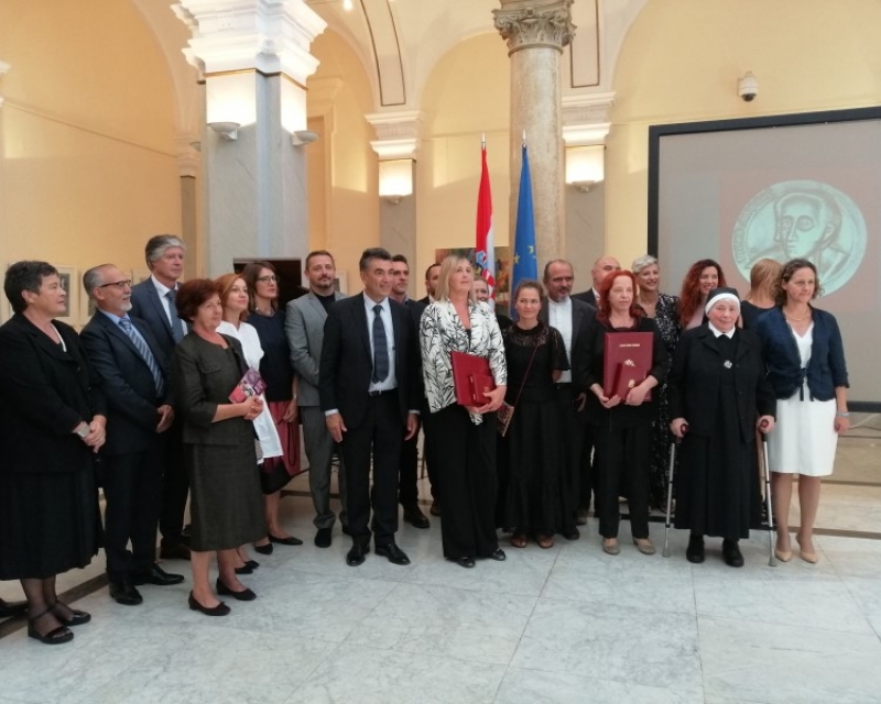 Dodjela „Nagrade Vicko Andrić“ s. Lini Plukavec