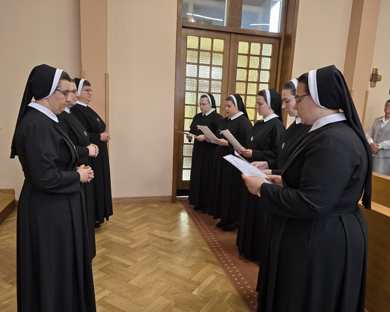 Obnova zavjeta pet sestara juniorki