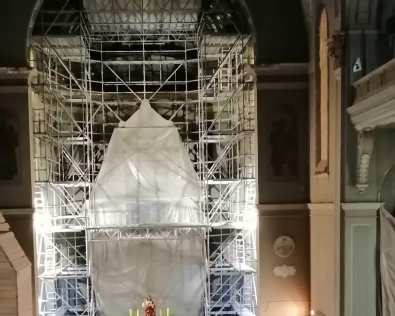Prve svete mise u bazilici Presvetog Srca Isusova nakon potresa Prve svete mise u bazilici Presvetog Srca Isusova nakon potresa