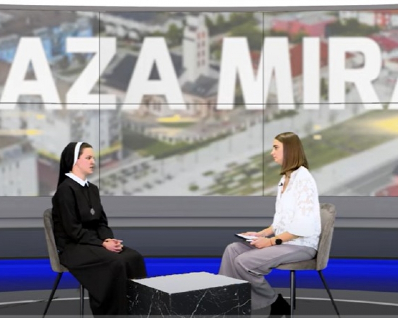 Sestra M. Josipa Soldo gostovala u emisiji „Oaza mira“ na TV Zapad Sestra M. Josipa Soldo gostovala u emisiji „Oaza mira“ na TV Zapad