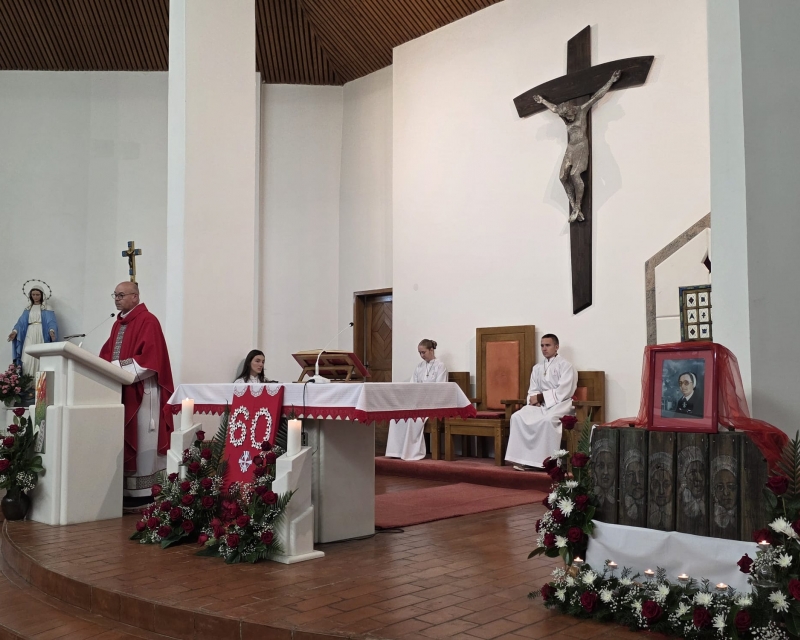 Homilija vlč. Ivice Mršo uz 29. obljetnicu smrti s. M. Danke i 60 godina djelovanja sestara u Kaknju